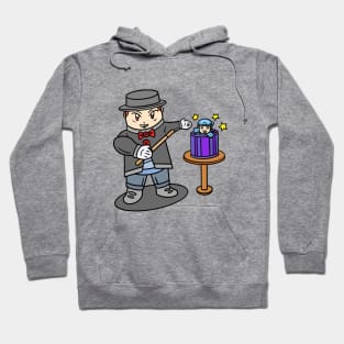 Cartoon boy magic trick Hoodie